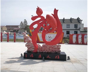 蕪湖不銹鋼景觀雕塑簡述藝術(shù)品為何會上銹？